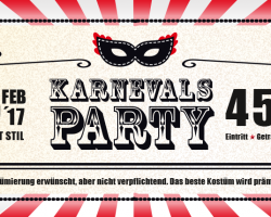 Vorankündigung :: KARNEVALSPARTY