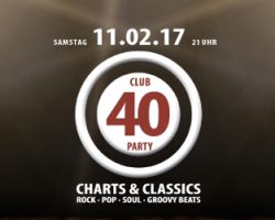 CLUB 40 PARTY: 5 x 2 Tickets zu gewinnen!