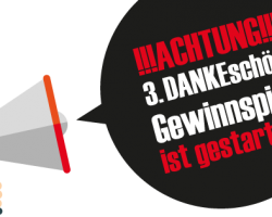 :: 3. DANKEschön-Gewinnspeil ::