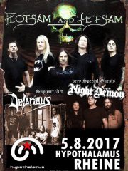 FLOTSAM AND JETSAM & very special guests NIGHT DEMON + support DELIRIOUS