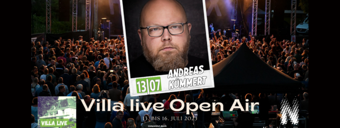 VILLA LIVE: Andreas Kümmert DO 13.07.23