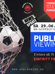 Public Viewing EM-Achtelfinalspiele